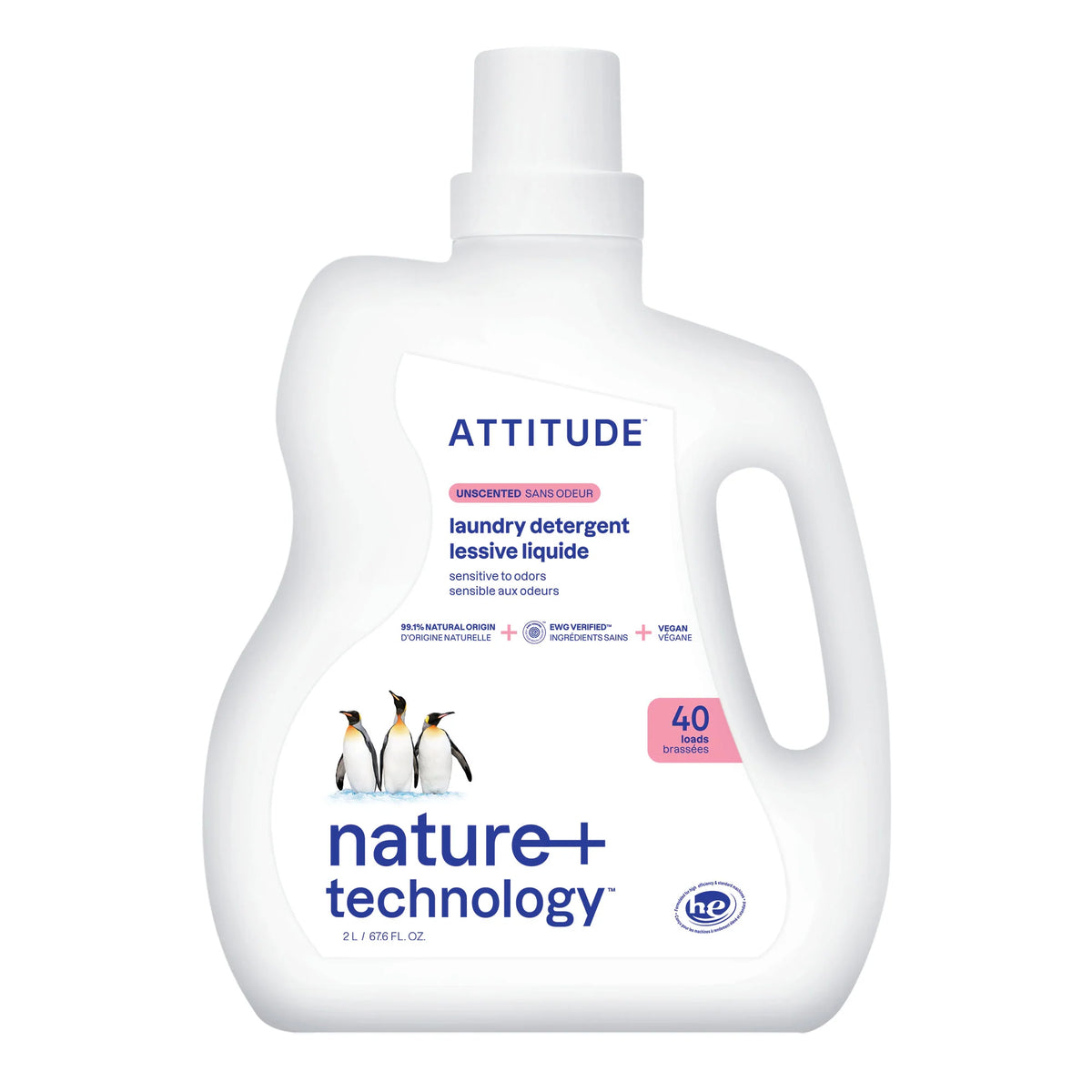 Laundry Detergent Unscented-67.6 FL. OZ. - 40 loads