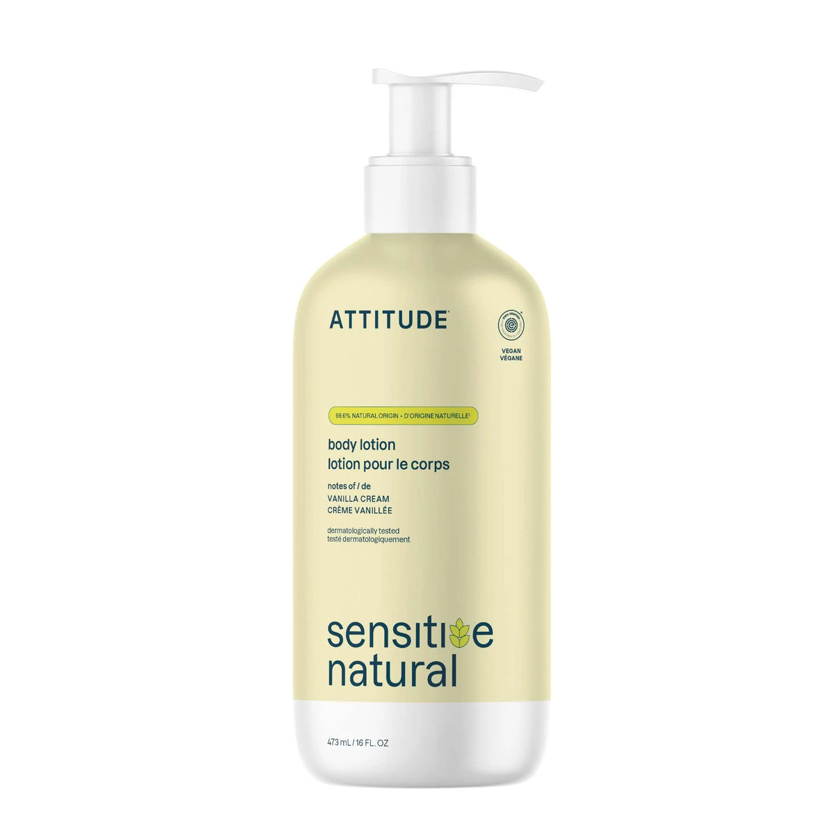 Body Lotion - Sensitive Skin Vanilla Cream-16 FL. OZ.