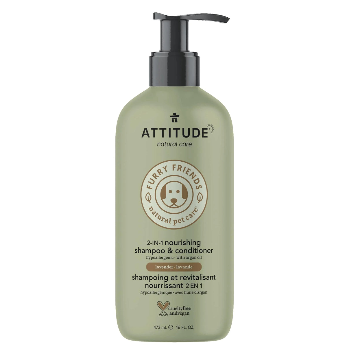 2-in-1 Pet Shampoo & Conditioner Lavender-16 FL. OZ.
